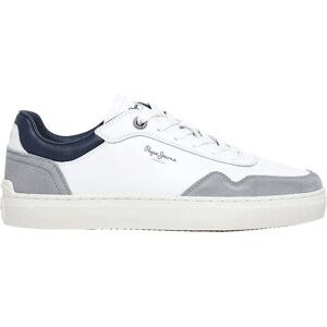 Pepe Jeans Camden Collar Trainers White UK 10 Men Pepe Jeans Camden Collar Trainers White UK 10 Men