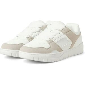 Jack & Jones Statton Syn Suede Trainers Bright White / Moonbeam UK 12 Men Jack & Jones Statton Syn Suede Trainers Bright White / Moonbeam UK 12 Men