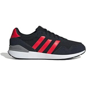 adidas Run 60s 4.0 Trainers Core Black / Pure Ruby / Grey Three UK 8 Men adidas Run 60s 4.0 Trainers Core Black / Pure Ruby / Grey Three UK 8 Men