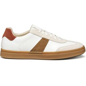 Geox Baltmoore Trainers White / Rust UK 11 Men Geox Baltmoore Trainers White / Rust UK 11 Men