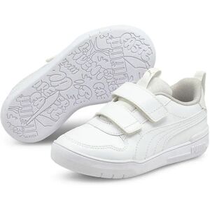 Multiflex Sl V Trainers Puma White / Puma White UK 13C Boys,Girls Multiflex Sl V Trainers Puma White / Puma White UK 13C Boys,Girls