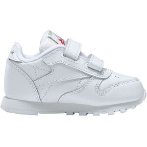 Reebok Classics Leather 2v Velcro Infant Trainers White / Carbon / Vector Blue UK 9.5K Boys,Girls Reebok Classics Leather 2v Velcro Infant Trainers White / Carbon / Vector Blue UK 9.5K Boys,Girls