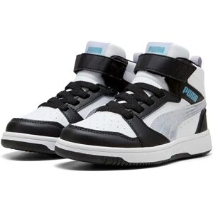 Puma Rebound V6 Mid Space Belle Ac+ Ps Trainers Black / Lilac Crush / White UK 11 Girls Puma Rebound V6 Mid Space Belle Ac+ Ps Trainers Black / Lilac Crush / White UK 11 Girls