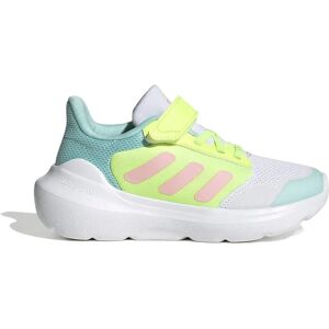 adidas Tensaur Run 2.0 El Trainers Cloud White / Clear Pink / Hi-Res Yellow UK 11K Boys,Girls adidas Tensaur Run 2.0 El Trainers Cloud White / Clear Pink / Hi-Res Yellow UK 11K Boys,Girls