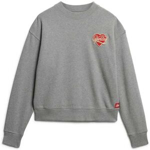 Superdry Workwear Embroiderer Loose Sweatshirt Grey Marl XS Women Superdry Workwear Embroiderer Loose Sweatshirt Grey Marl XS Women