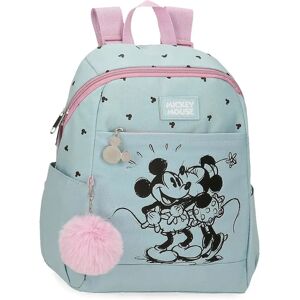 Disney Casual Mickey Y Minnie Kisses Junior Backpack Blue One Size unisex Disney Casual Mickey Y Minnie Kisses Junior Backpack Blue One Size unisex