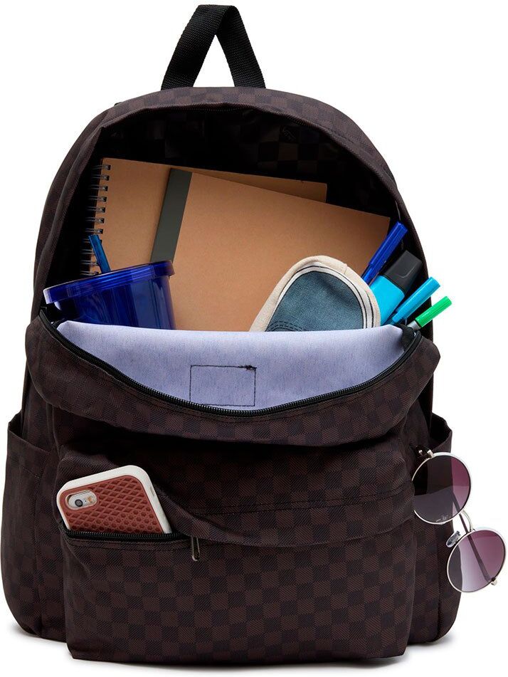 Vans Old Skool Check 22l Backpack Black / Charcoal One Size unisex