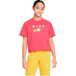 Nike Sportswear Nergy Boxy Frilly Short Sleeve T-shirt Rush Pink 12-13 Years Girls Nike Sportswear Nergy Boxy Frilly Short Sleeve T-shirt Rush Pink 12-13 Years Girls