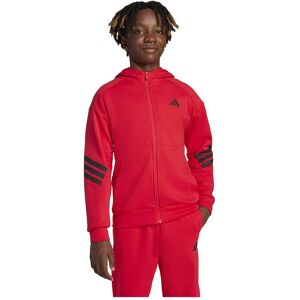 adidas Future Icons 3 Stripes Full Zip Sweatshirt Pure Ruby / Black 9-10 Years Boys,Girls adidas Future Icons 3 Stripes Full Zip Sweatshirt Pure Ruby / Black 9-10 Years Boys,Girls
