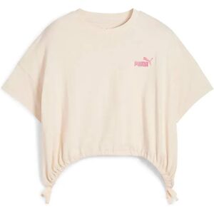 Puma Essentials Graphics Tweenerverse Knotted Short Sleeve T-shirt Alpine Snow 9-10 Years Girls Puma Essentials Graphics Tweenerverse Knotted Short Sleeve T-shirt Alpine Snow 9-10 Years Girls