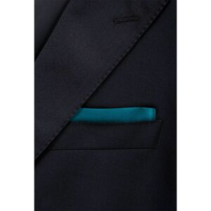 Dolce & Gabbana Pocket Square Scarf Petrol Blue One Size Women