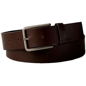 Calvin Klein Accessories Lv04d7047g Belt Ck Dark Brown / Antique Silver 110 cm Men