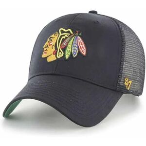 47 Chicago Blackhawks Branson Cap Black One Size male 47 Chicago Blackhawks Branson Cap Black One Size male