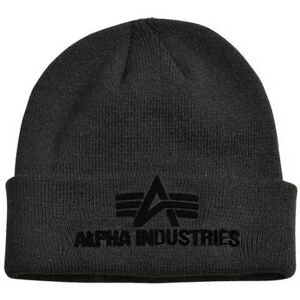 Alpha Industries 3d Beanie Black One Size male Alpha Industries 3d Beanie Black One Size male