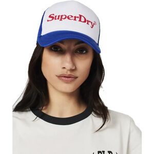 Superdry Vintage Graphic Trucker Cap Regal Blue One Size male Superdry Vintage Graphic Trucker Cap Regal Blue One Size male