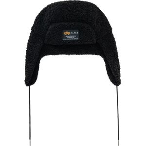Alpha Industries Teddy Beanie Black One Size male Alpha Industries Teddy Beanie Black One Size male
