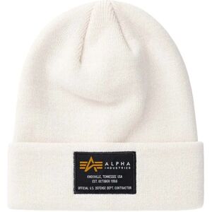 Alpha Industries Crew Beanie White One Size male Alpha Industries Crew Beanie White One Size male