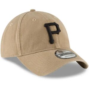 New Era Mlb Core Classic 2.0 Pittsburg Pirates Cap Beige / Khaki One Size male New Era Mlb Core Classic 2.0 Pittsburg Pirates Cap Beige / Khaki One Size male