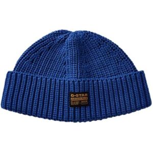 G-star Originals Fisherman Beanie Radar Blue One Size male G-star Originals Fisherman Beanie Radar Blue One Size male