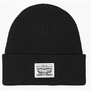 Levi's Accessories Backpatch Beanie Regular Black One Size male Levi's Accessories Backpatch Beanie Regular Black One Size male