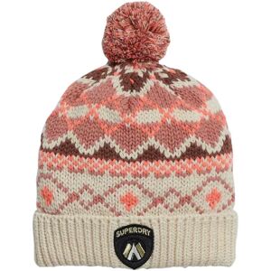 Superdry Apres Beanie Nutmeg Spice Fairisle One Size male Superdry Apres Beanie Nutmeg Spice Fairisle One Size male
