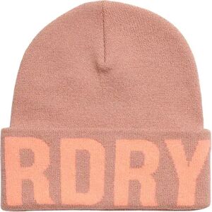 Superdry Branded Beanie Ash Rose One Size male Superdry Branded Beanie Ash Rose One Size male