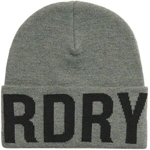 Superdry Branded Beanie Rock Grey Marl One Size male Superdry Branded Beanie Rock Grey Marl One Size male