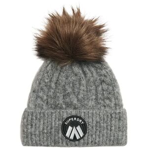 Superdry Cable Luxe Beanie Scandi Grey Marl One Size male Superdry Cable Luxe Beanie Scandi Grey Marl One Size male