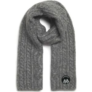Superdry Cable Luxe Scarf Scandi Grey Marl One Size Women Superdry Cable Luxe Scarf Scandi Grey Marl One Size Women