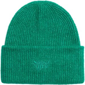 Superdry Soft Rib Beanie Laguna Green One Size male Superdry Soft Rib Beanie Laguna Green One Size male