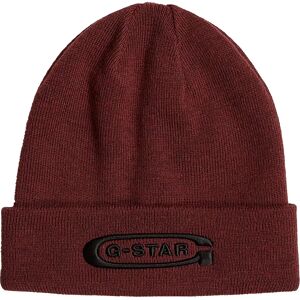 G-star Originals Aw Beanie Dark Port Red One Size male G-star Originals Aw Beanie Dark Port Red One Size male