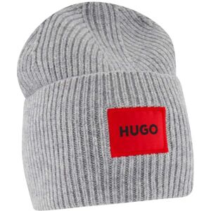 Hugo Boss Saffa Beanie Medium Grey One Size male Hugo Boss Saffa Beanie Medium Grey One Size male