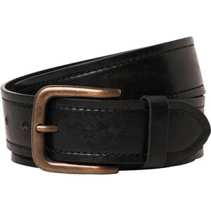 Jack & Jones Creta Leather Belt Black 105 cm Men Jack & Jones Creta Leather Belt Black 105 cm Men