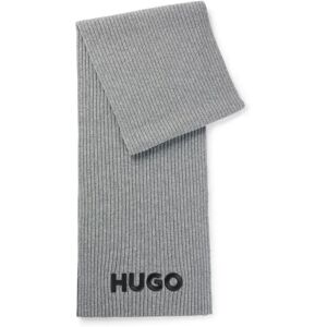 Hugo Boss Zunio 2 Scarf Medium Grey One Size Men Hugo Boss Zunio 2 Scarf Medium Grey One Size Men