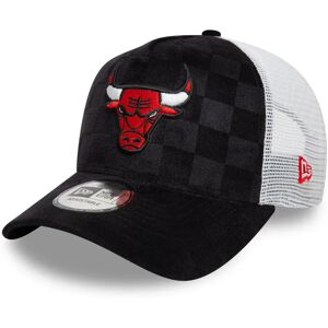 New Era Tonal Check Chicago Bulls Trucker Cap Black One Size male New Era Tonal Check Chicago Bulls Trucker Cap Black One Size male