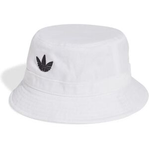 adidas Originals Adicolor Trefoil Bucket Hat White 58 cm unisex adidas Originals Adicolor Trefoil Bucket Hat White 58 cm unisex