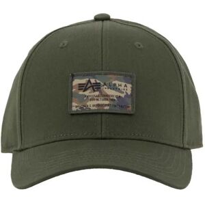 Alpha Industries Crew Camo Cap Dark Olive One Size male Alpha Industries Crew Camo Cap Dark Olive One Size male