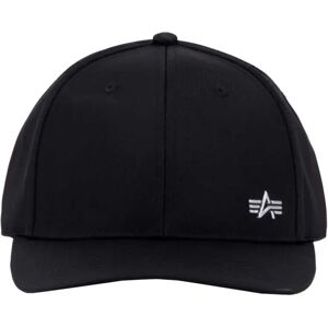 Alpha Industries Metal Label Cap Black / Metal Silver One Size male Alpha Industries Metal Label Cap Black / Metal Silver One Size male
