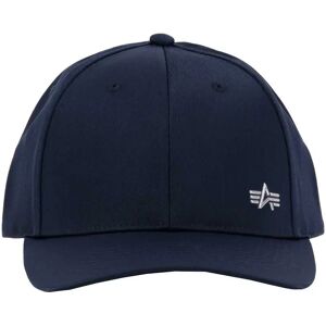 Alpha Industries Metal Label Cap Rep Blue / Chrome One Size male Alpha Industries Metal Label Cap Rep Blue / Chrome One Size male