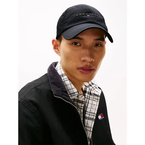 Tommy Jeans Linear Logo Cap Black One Size male Tommy Jeans Linear Logo Cap Black One Size male