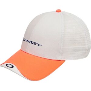 Oakley Apparel Classic Trucker Cap White / Neon Orange / Abyss One Size male Oakley Apparel Classic Trucker Cap White / Neon Orange / Abyss One Size male