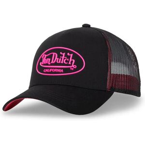 Von Dutch Dom P Cap Black / Pink One Size male Von Dutch Dom P Cap Black / Pink One Size male