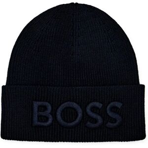Boss Afox R Beanie Dark Blue One Size male Boss Afox R Beanie Dark Blue One Size male