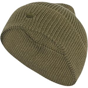 adidas Originals Everyday Icons Tonal Metal Trefoil Beanie Olive Strata 58 cm male adidas Originals Everyday Icons Tonal Metal Trefoil Beanie Olive Strata 58 cm male