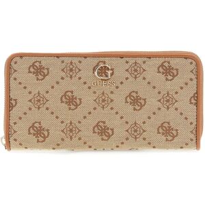 Guess Neda Slg Large Woman Wallet Latte Logo One Size Women Guess Neda Slg Large Woman Wallet Latte Logo One Size Women