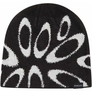 Oakley Apparel Ellipse Graphic Beanie Black / White One Size male Oakley Apparel Ellipse Graphic Beanie Black / White One Size male