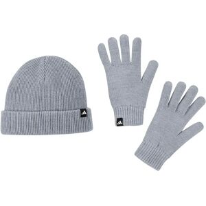 adidas Glove Pack Beanie Light Grey Heather / White 60 cm male adidas Glove Pack Beanie Light Grey Heather / White 60 cm male