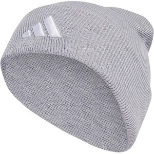 adidas New Logo Cuff Beanie Light Grey Heather / White 60 cm male adidas New Logo Cuff Beanie Light Grey Heather / White 60 cm male