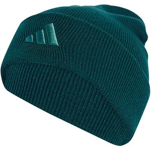 adidas New Logo Cuff Beanie Aurora Ivy / Preloved Teal 58 cm male adidas New Logo Cuff Beanie Aurora Ivy / Preloved Teal 58 cm male