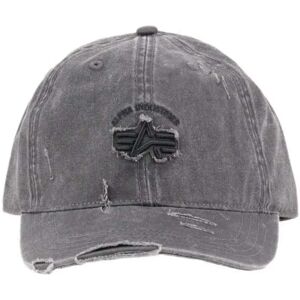 Alpha Industries Acid Logo Cap Black One Size male Alpha Industries Acid Logo Cap Black One Size male